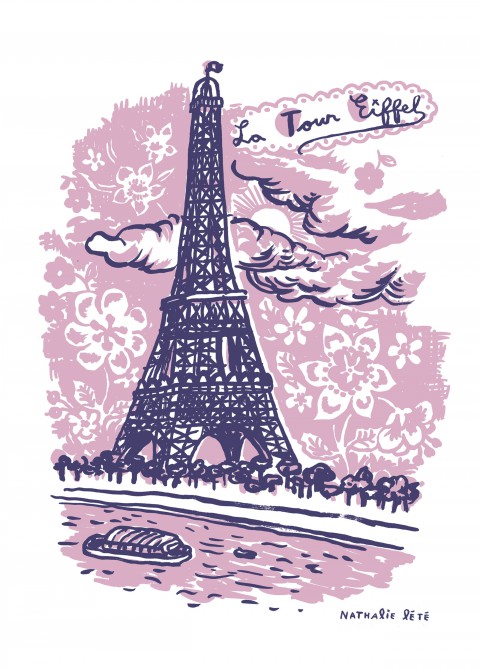 La tour eiffel rose