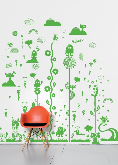 Mushroom forest green